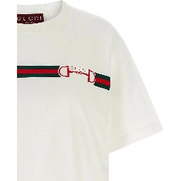 Horsebit cotton t-shirt