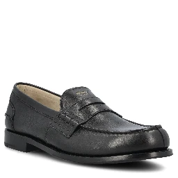 حذاء برادا مسطح أسود