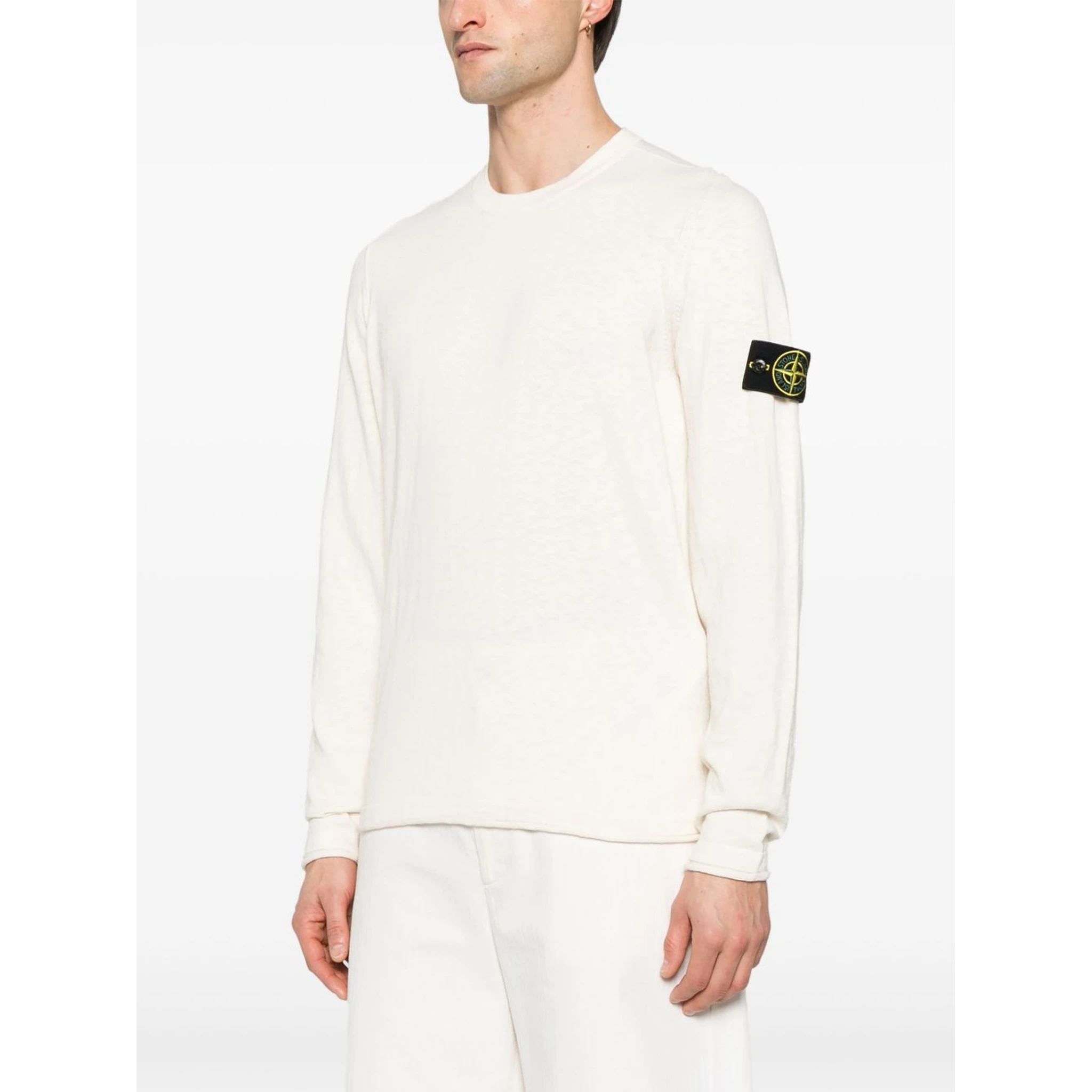 Stone Island Sweaters Ivory