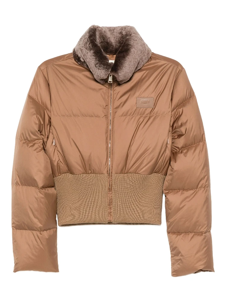 Fendi Coats Brown