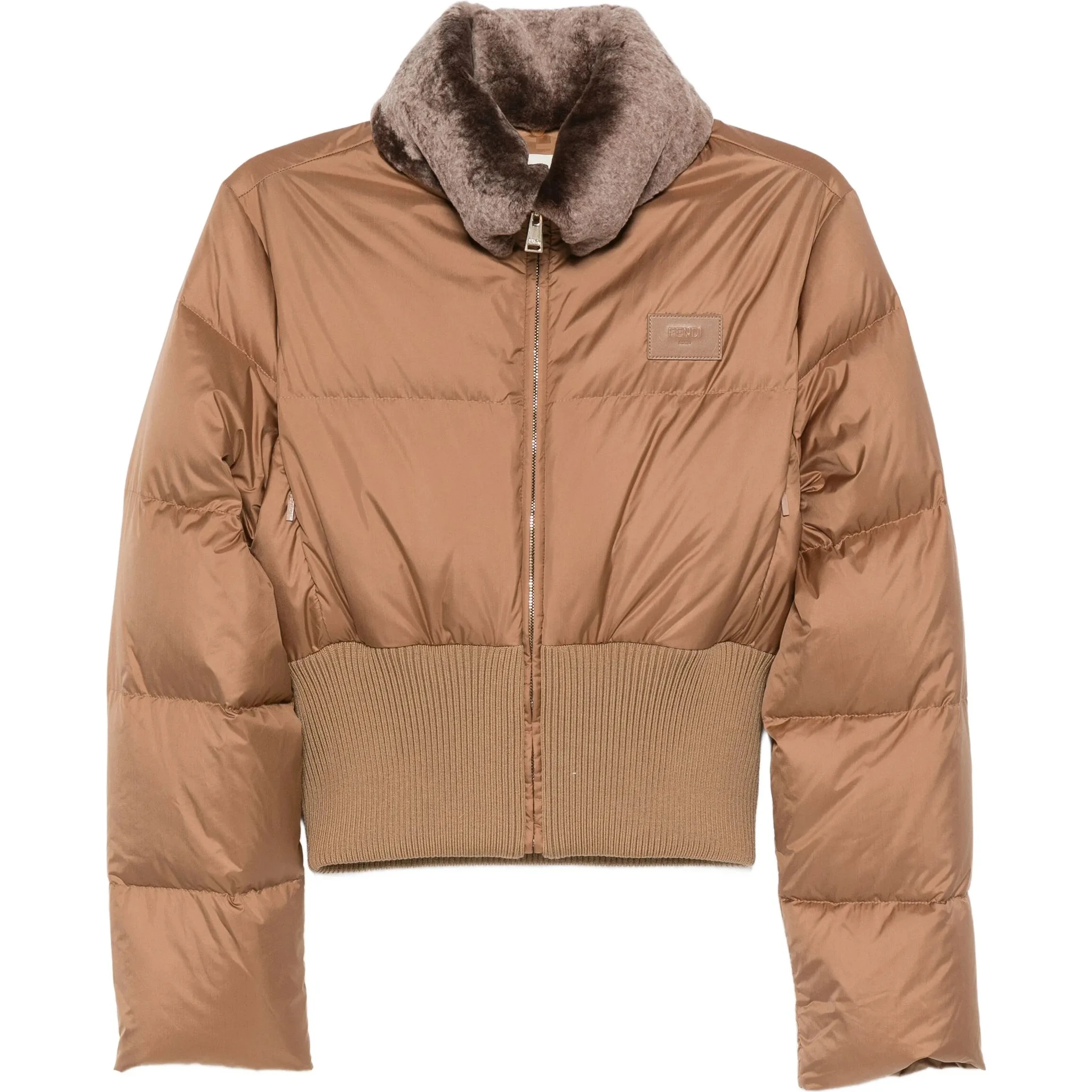 Fendi Coats Brown