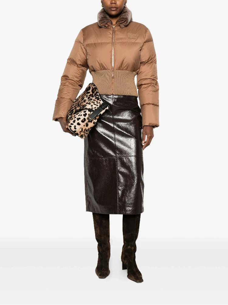 Fendi Coats Brown alternative