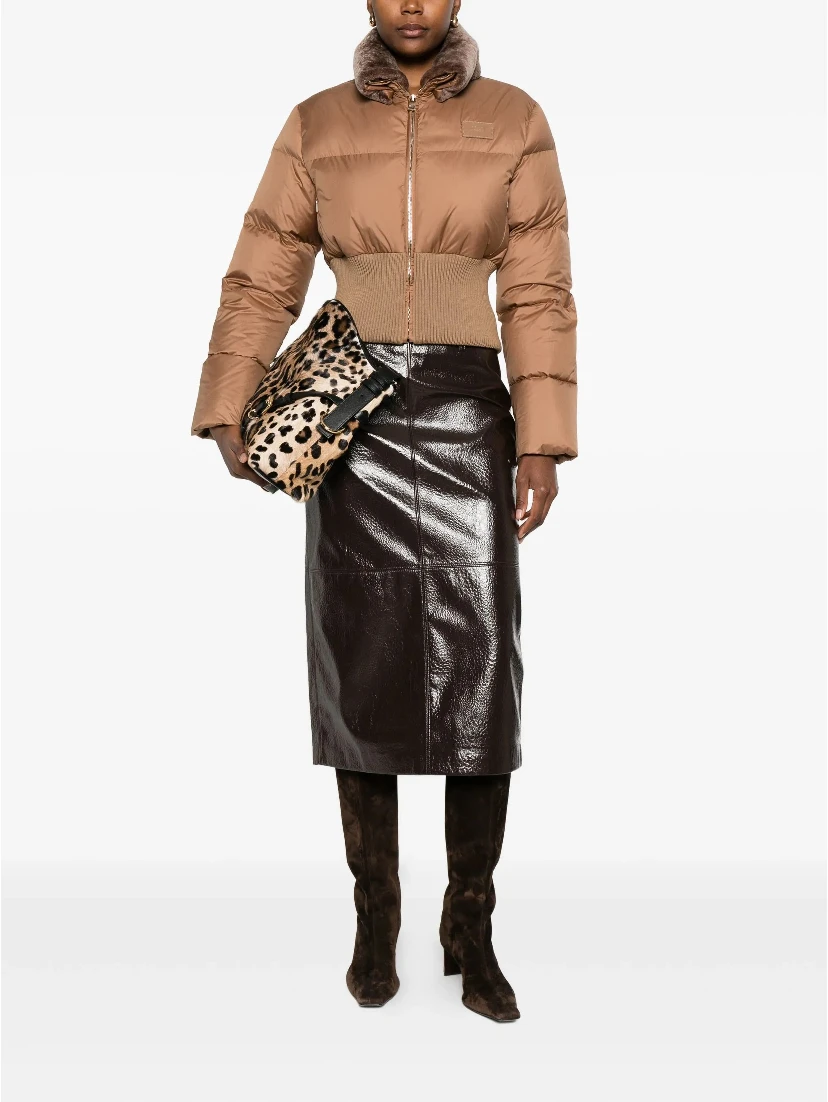 Fendi Coats Brown