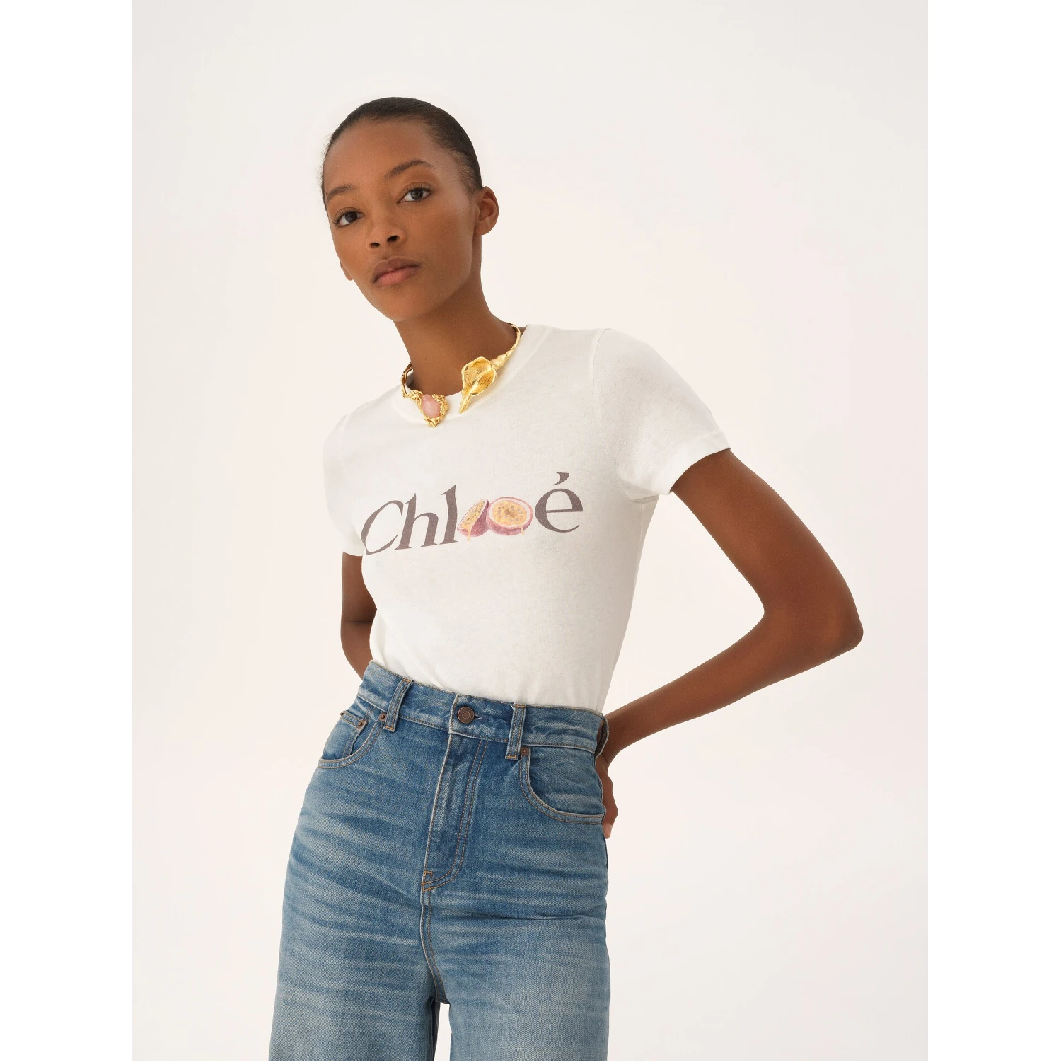 Chloè T-shirts and Polos White