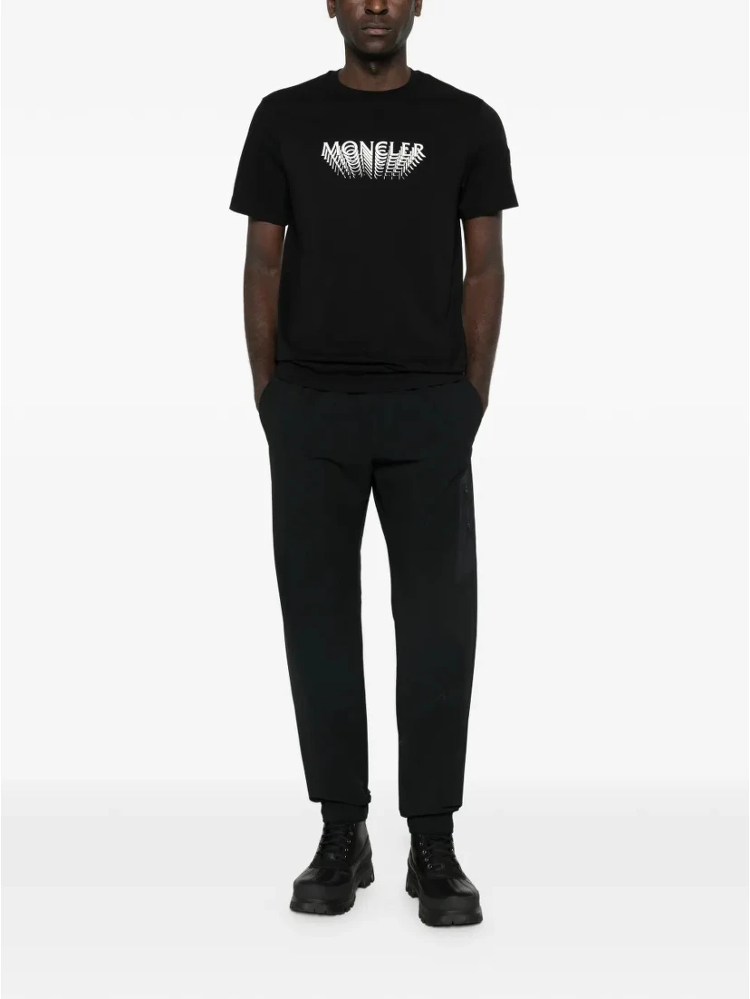 Moncler T-shirts and Polos Black
