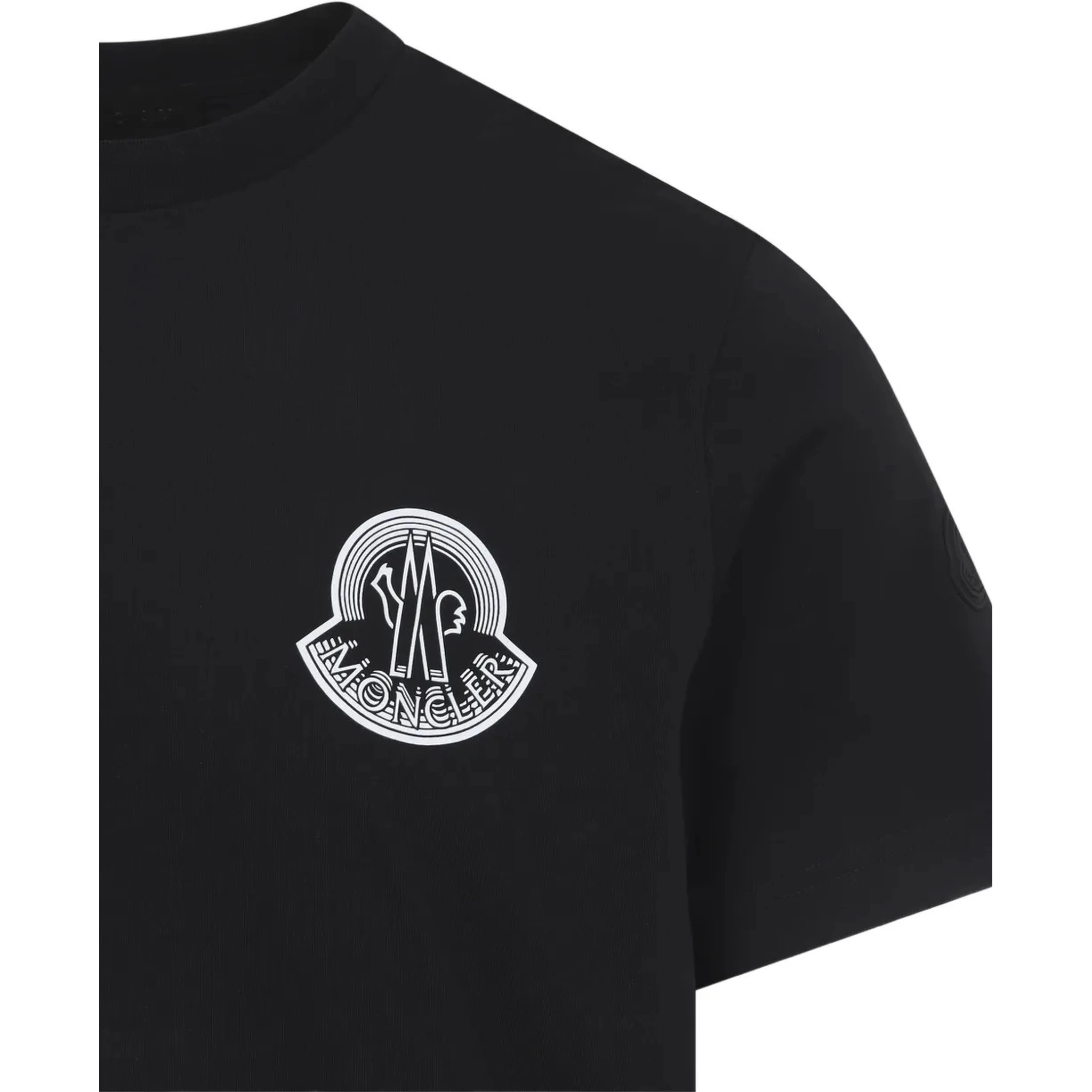 Moncler T-shirts and Polos Black