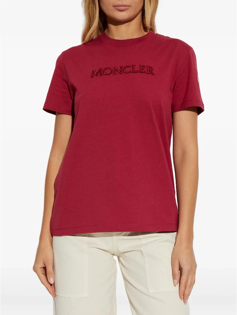 Moncler T-shirts and Polos Fuchsia