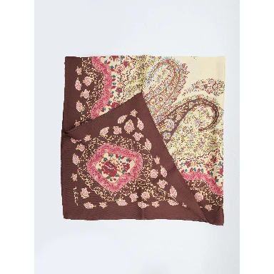 Printed silk scarf