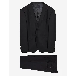 Black two-piece suit