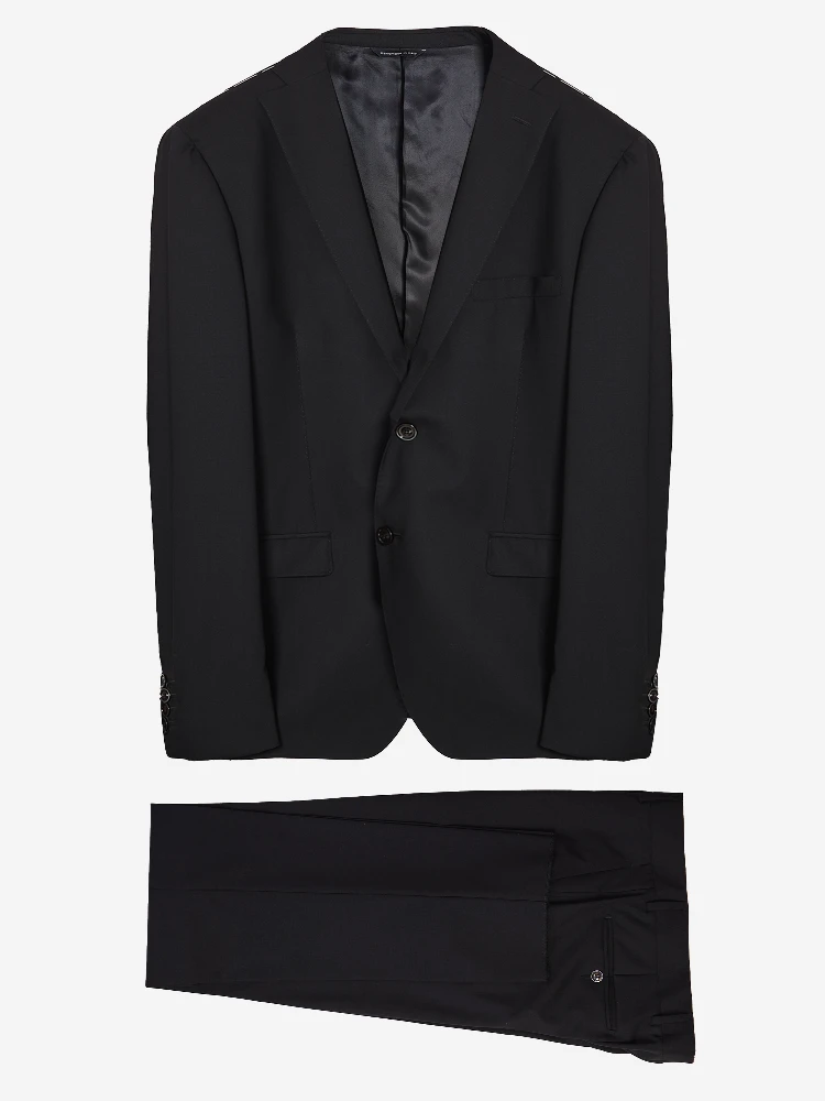 Black two-piece suit