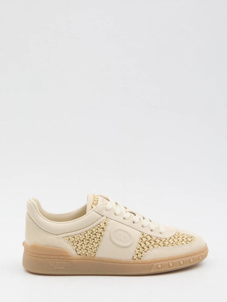 Upvillage sneakers in woven raffia