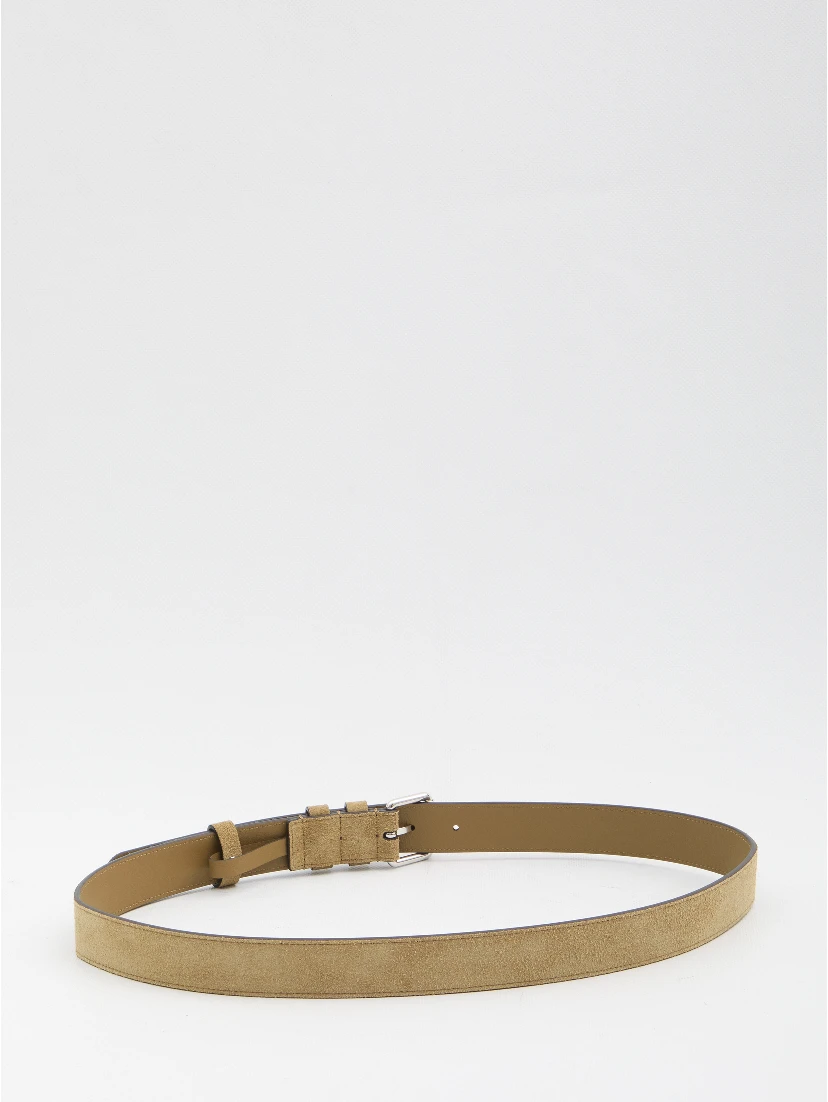 Rockstud suede belt