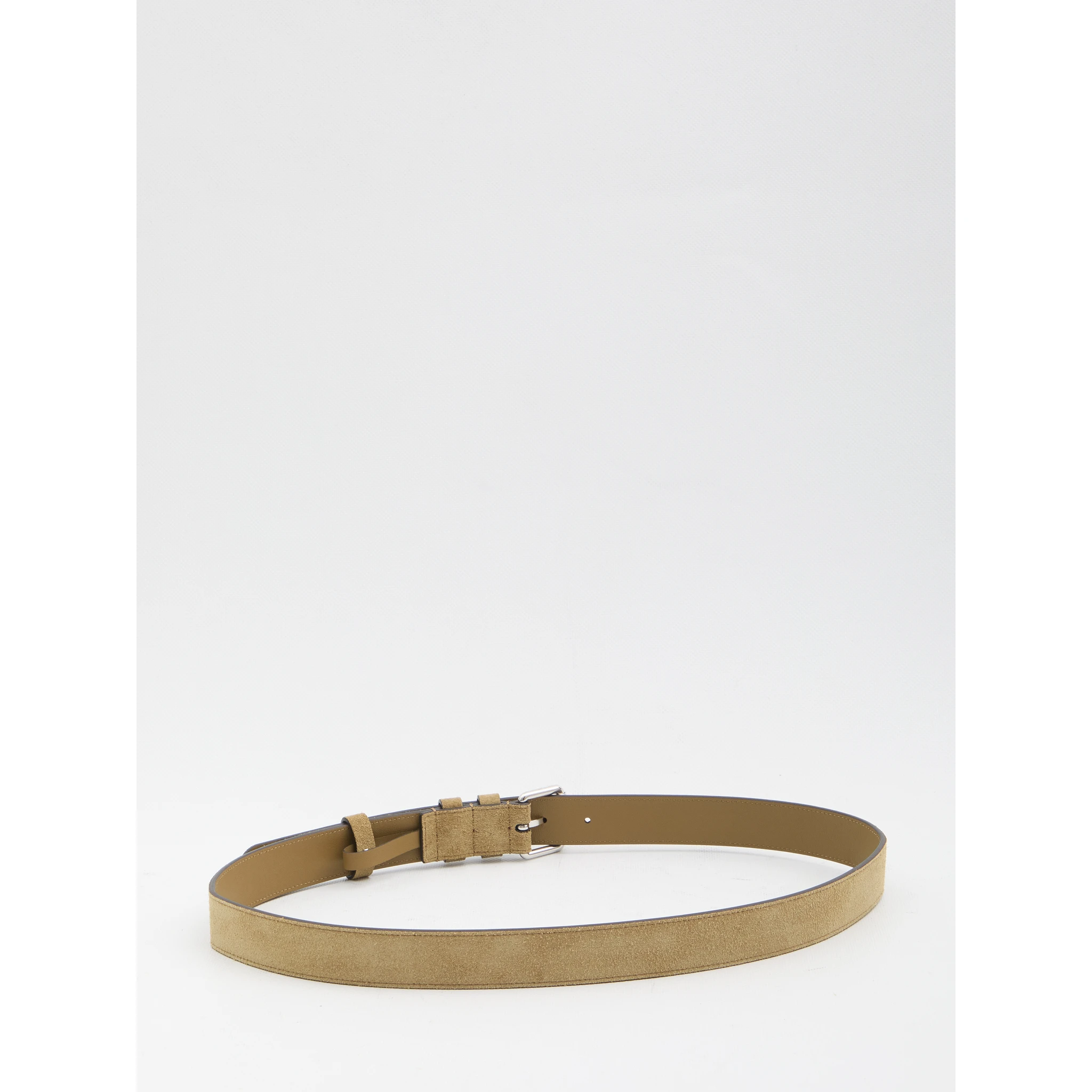 Rockstud suede belt