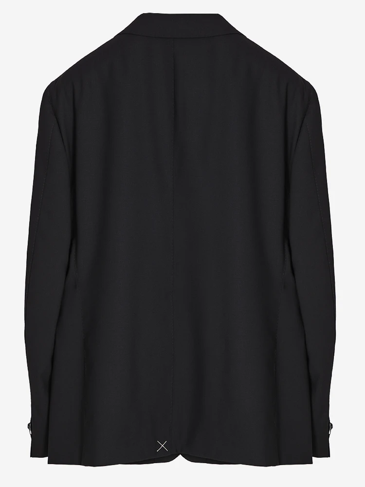 Black two-piece suit alternative