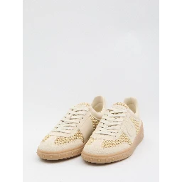Upvillage sneakers in woven raffia