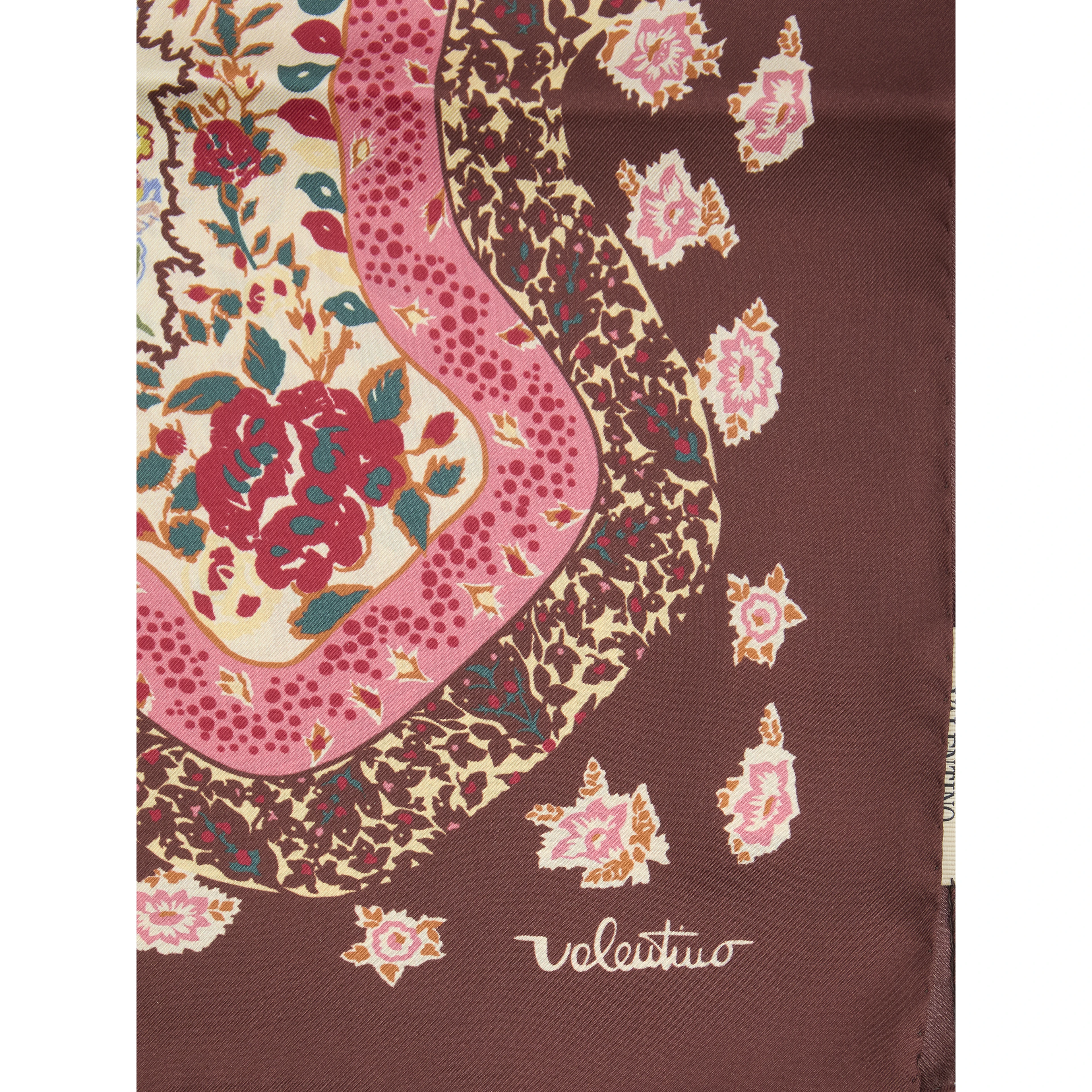 Printed silk scarf