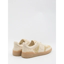 Upvillage sneakers in woven raffia