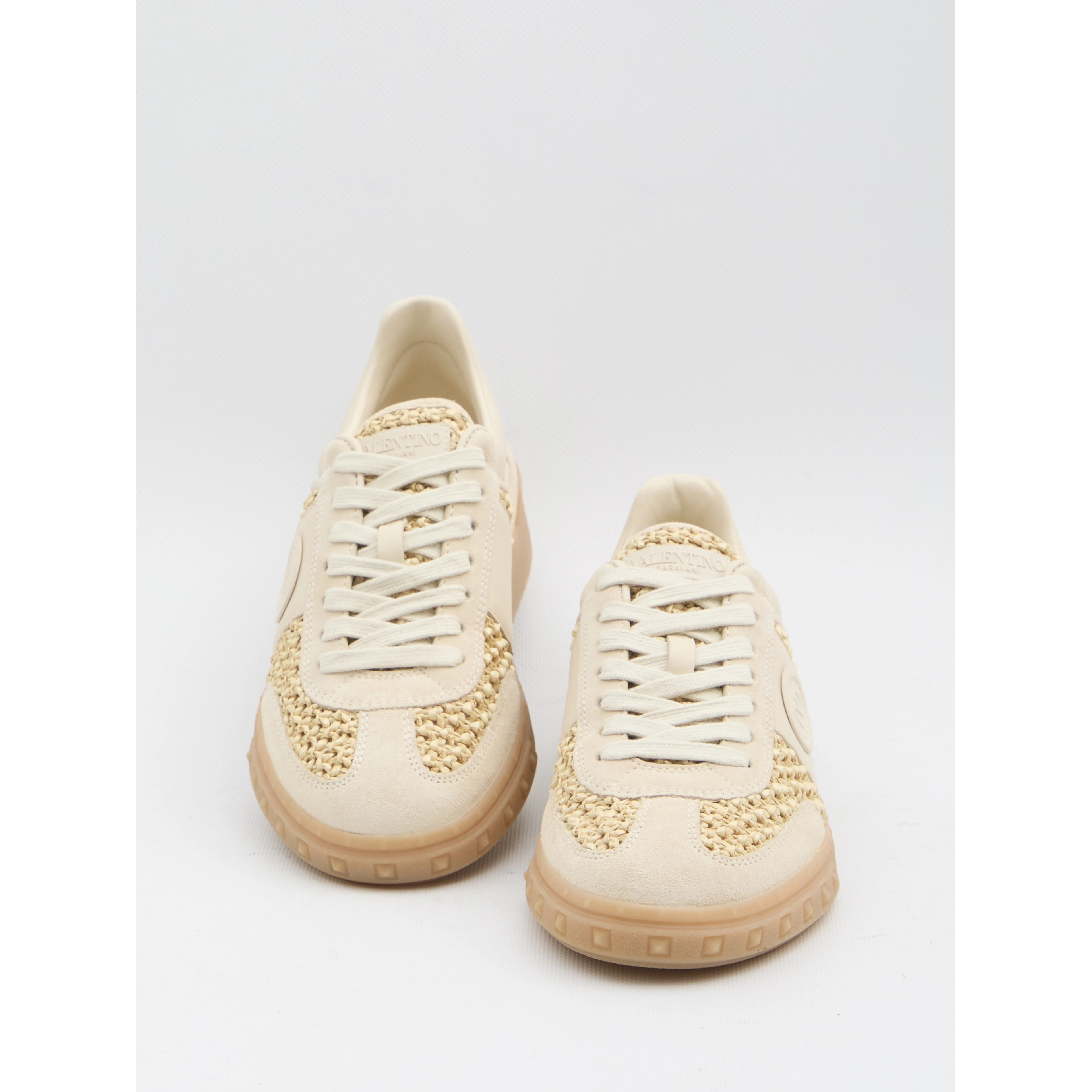 Upvillage sneakers in woven raffia