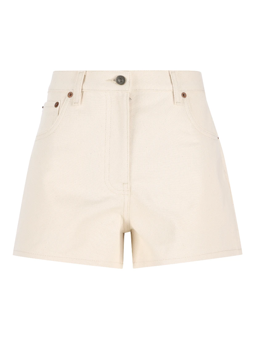 Valentino Garavani Shorts Ivory