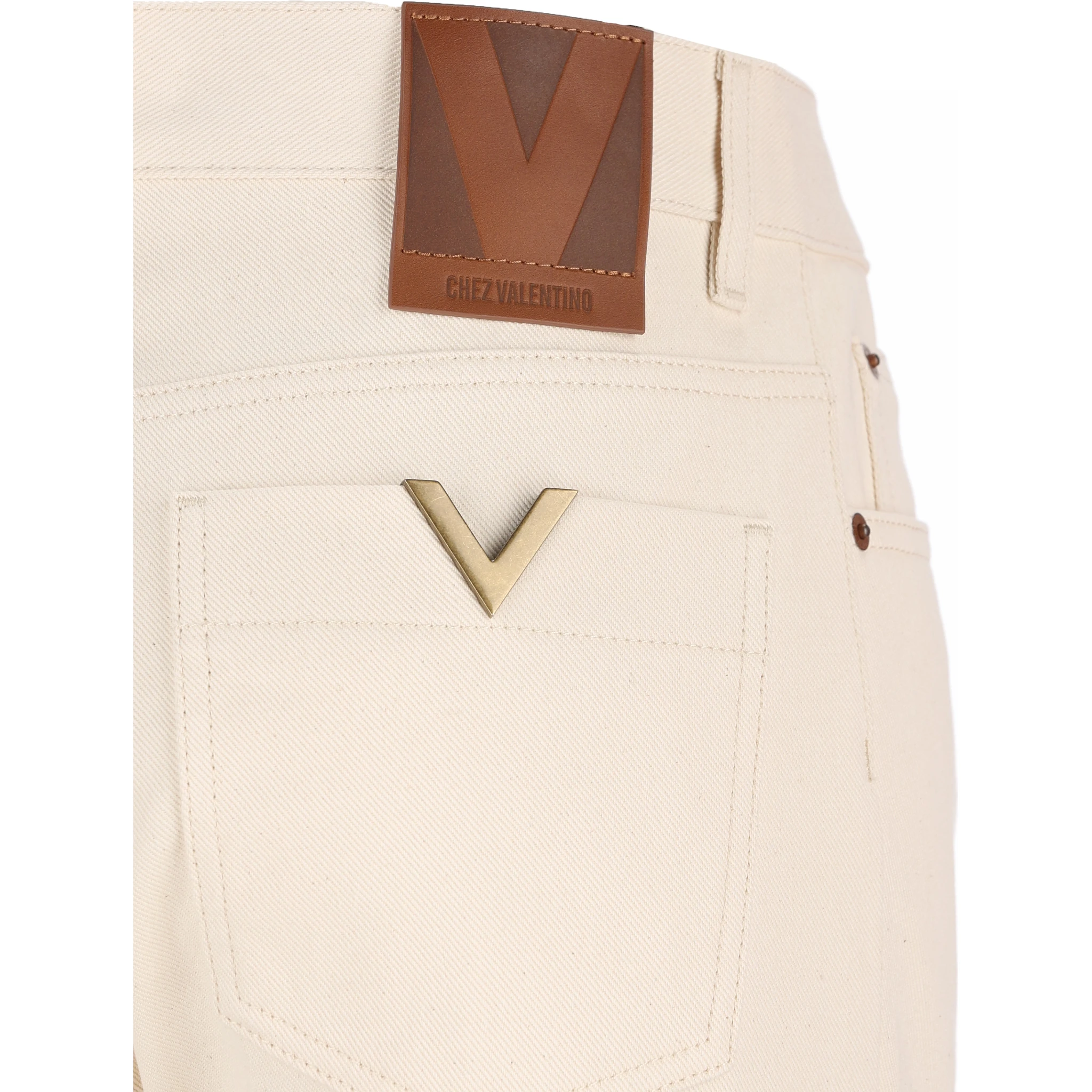 Valentino Garavani Jeans Ivory