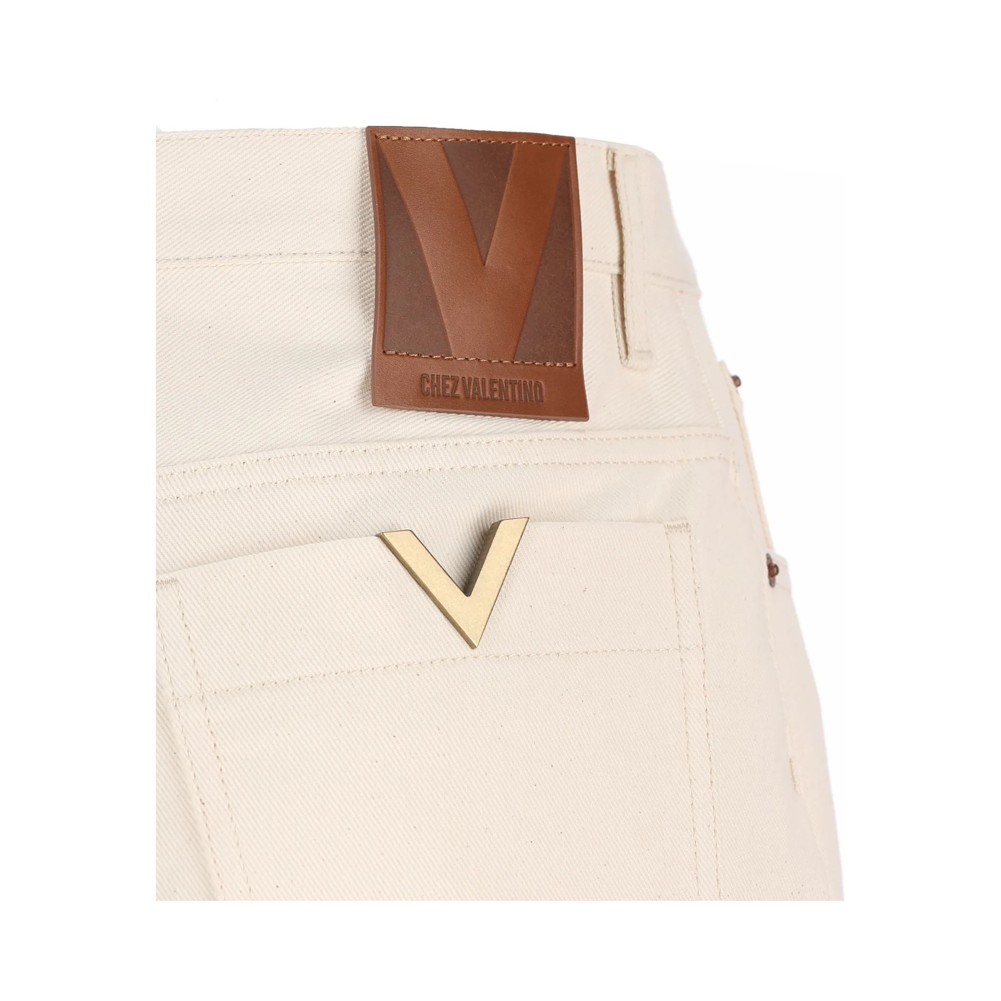 Valentino Garavani Shorts Ivory