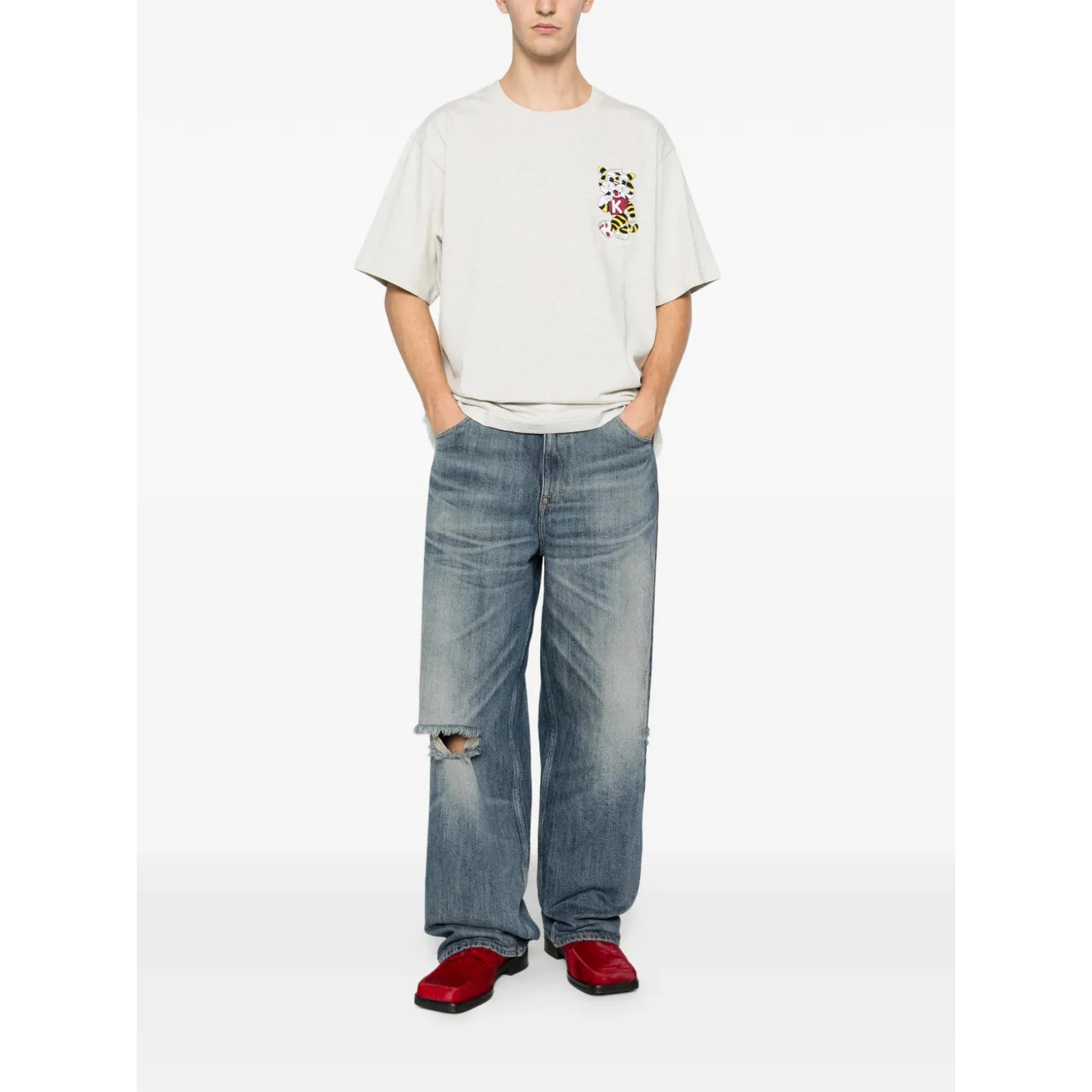 Kenzo T-shirts and Polos Grey
