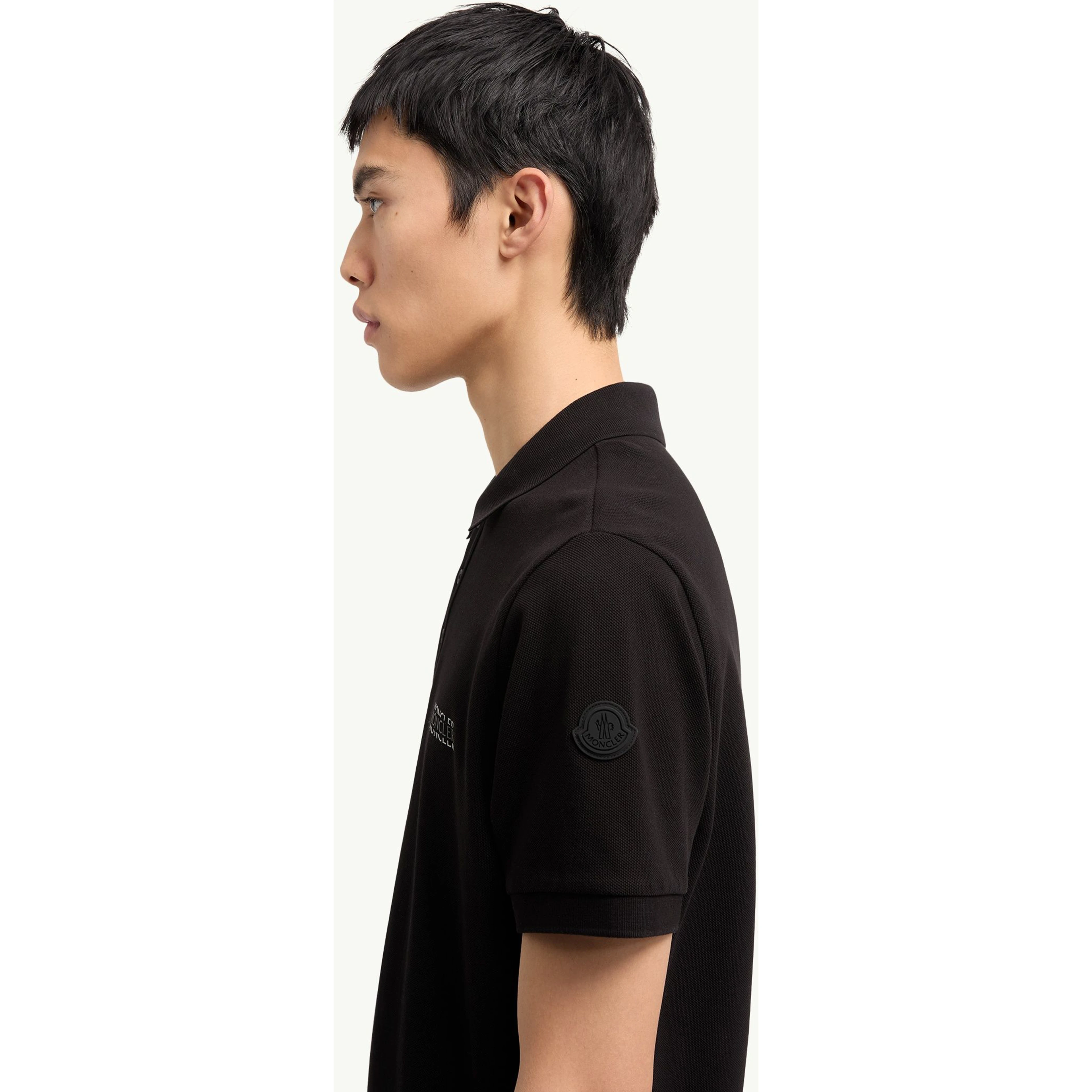Moncler T-shirts and Polos Black