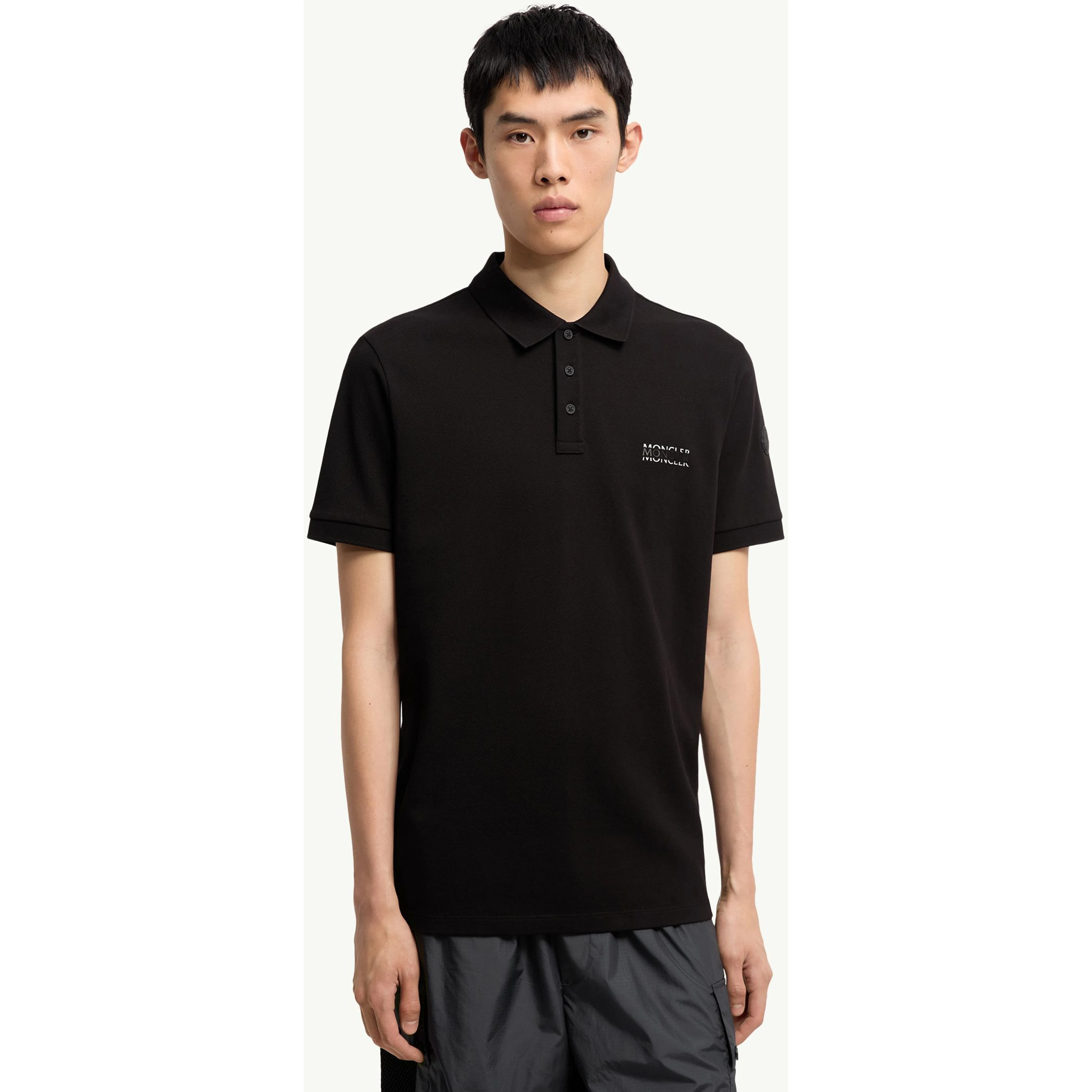 Moncler T-shirts and Polos Black