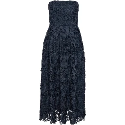 3D LACE MIDI DRESS