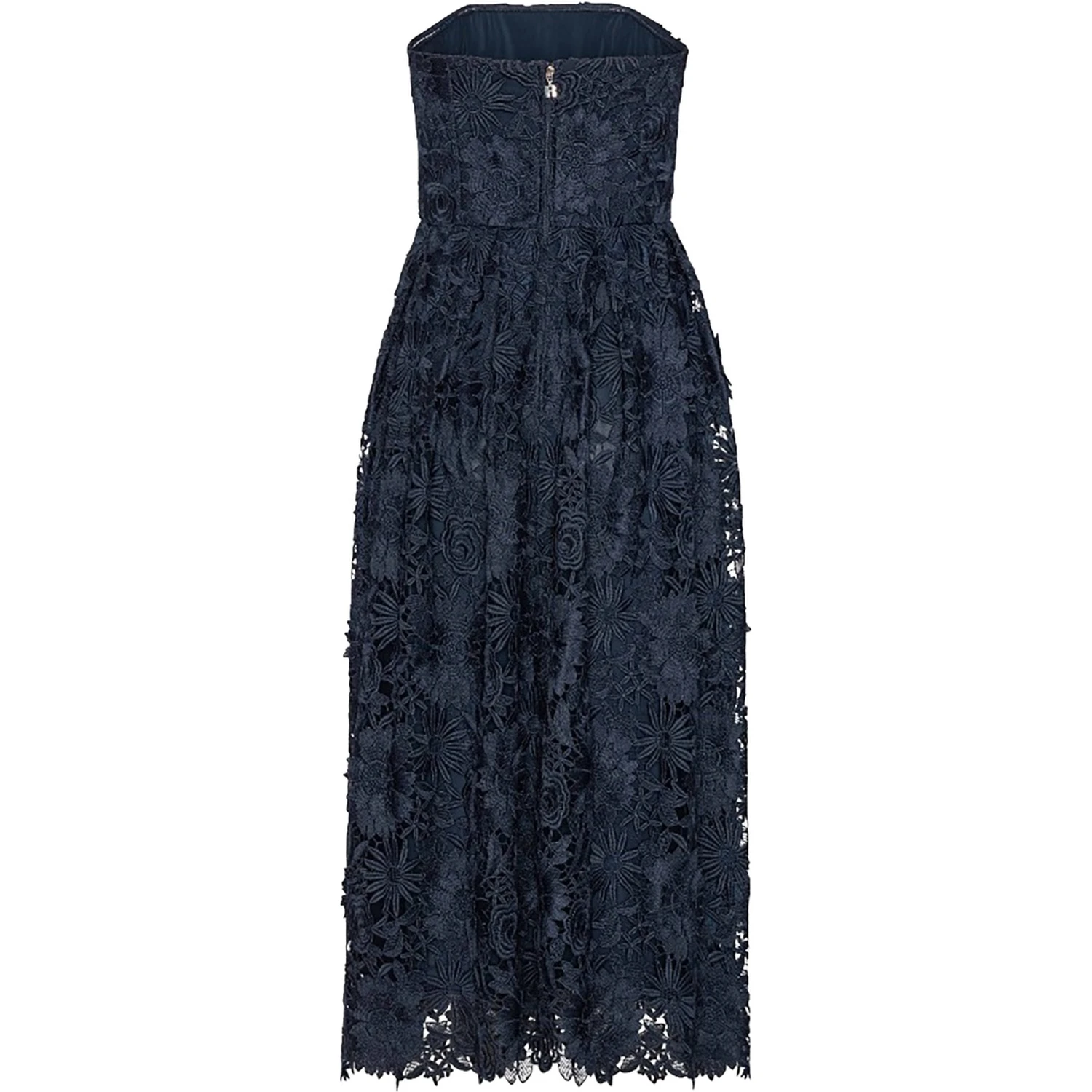 3D LACE MIDI DRESS