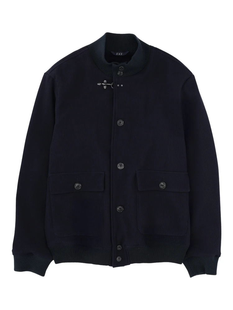 WOOL JACKET WITH BUTTONS