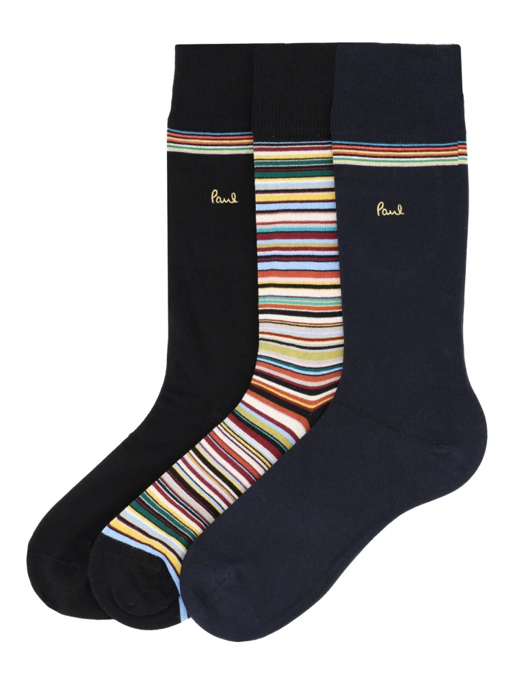 3-PACK SOCKS WITH LOGO