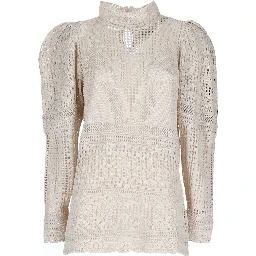 "DAHARA" CROCHET TOP