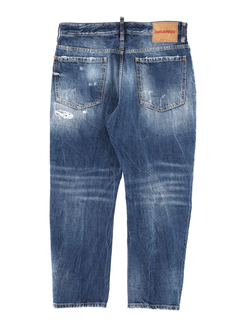 JEANS WITH "DESTROYED" DETAILS