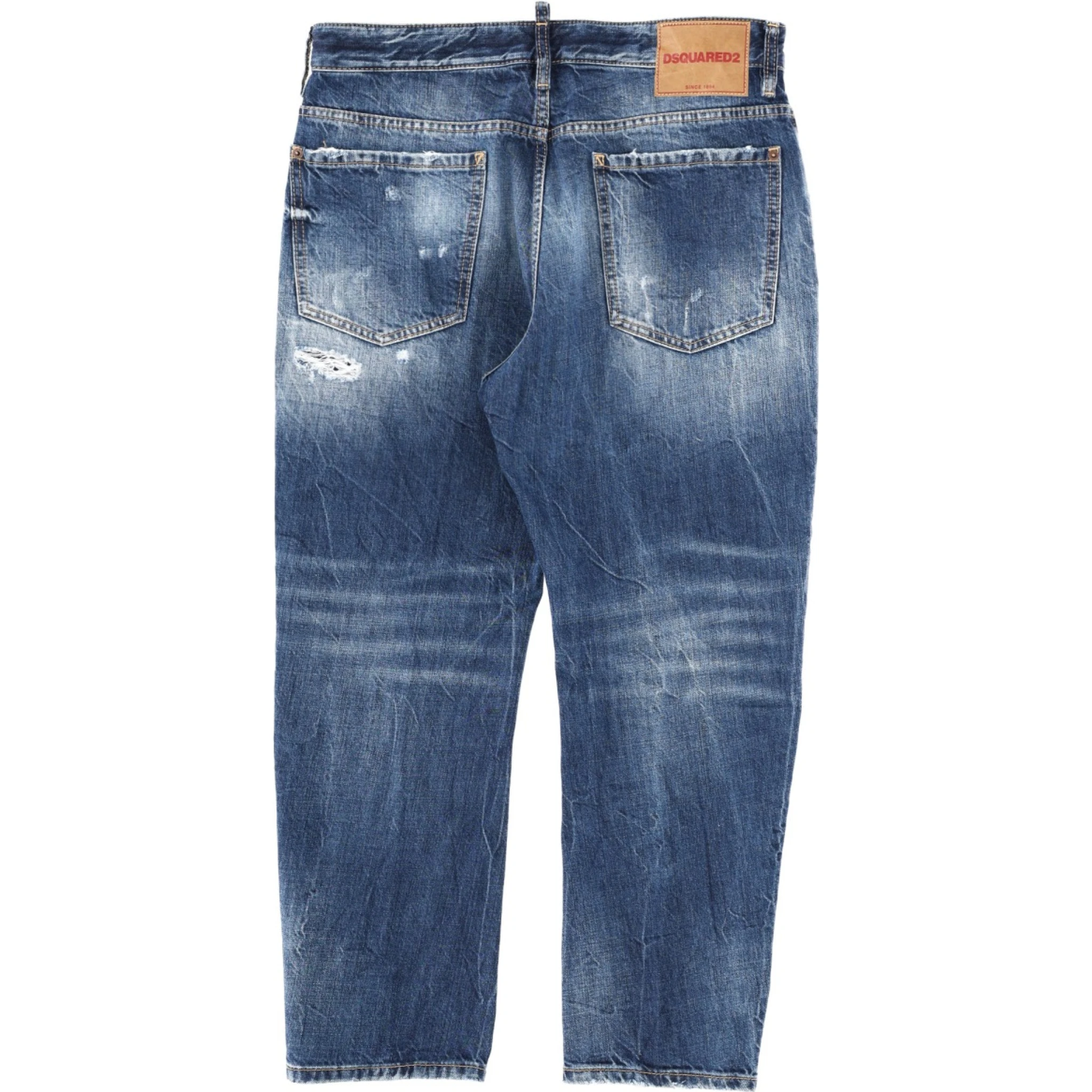 JEANS WITH "DESTROYED" DETAILS