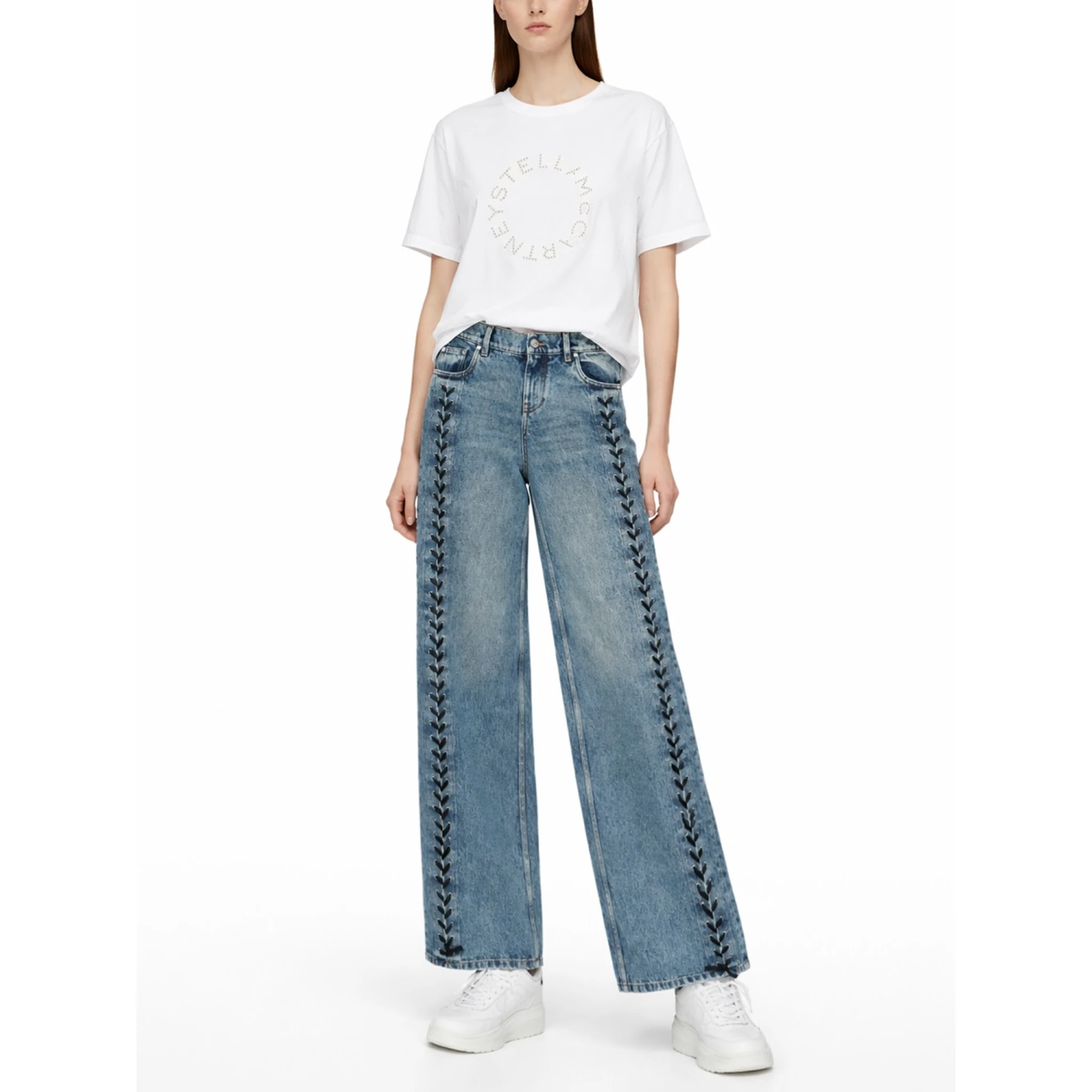 JEANS WITH LACES