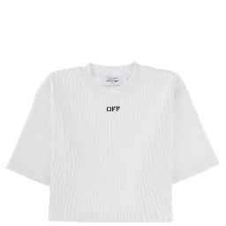 CROPPED T-SHIRT WITH LOGO