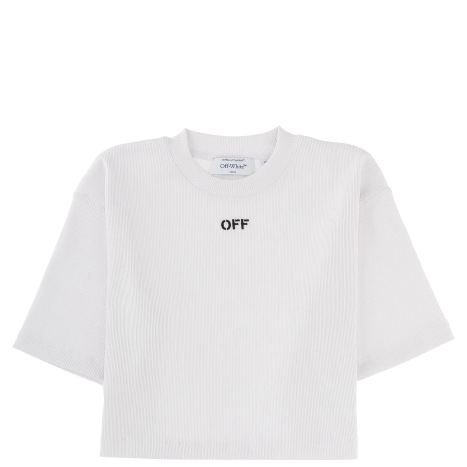 CROPPED T-SHIRT WITH LOGO