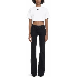 CROPPED T-SHIRT WITH LOGO