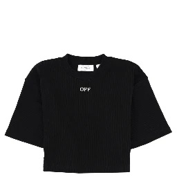 CROPPED T-SHIRT WITH LOGO