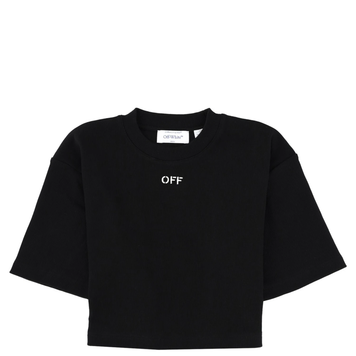 CROPPED T-SHIRT WITH LOGO
