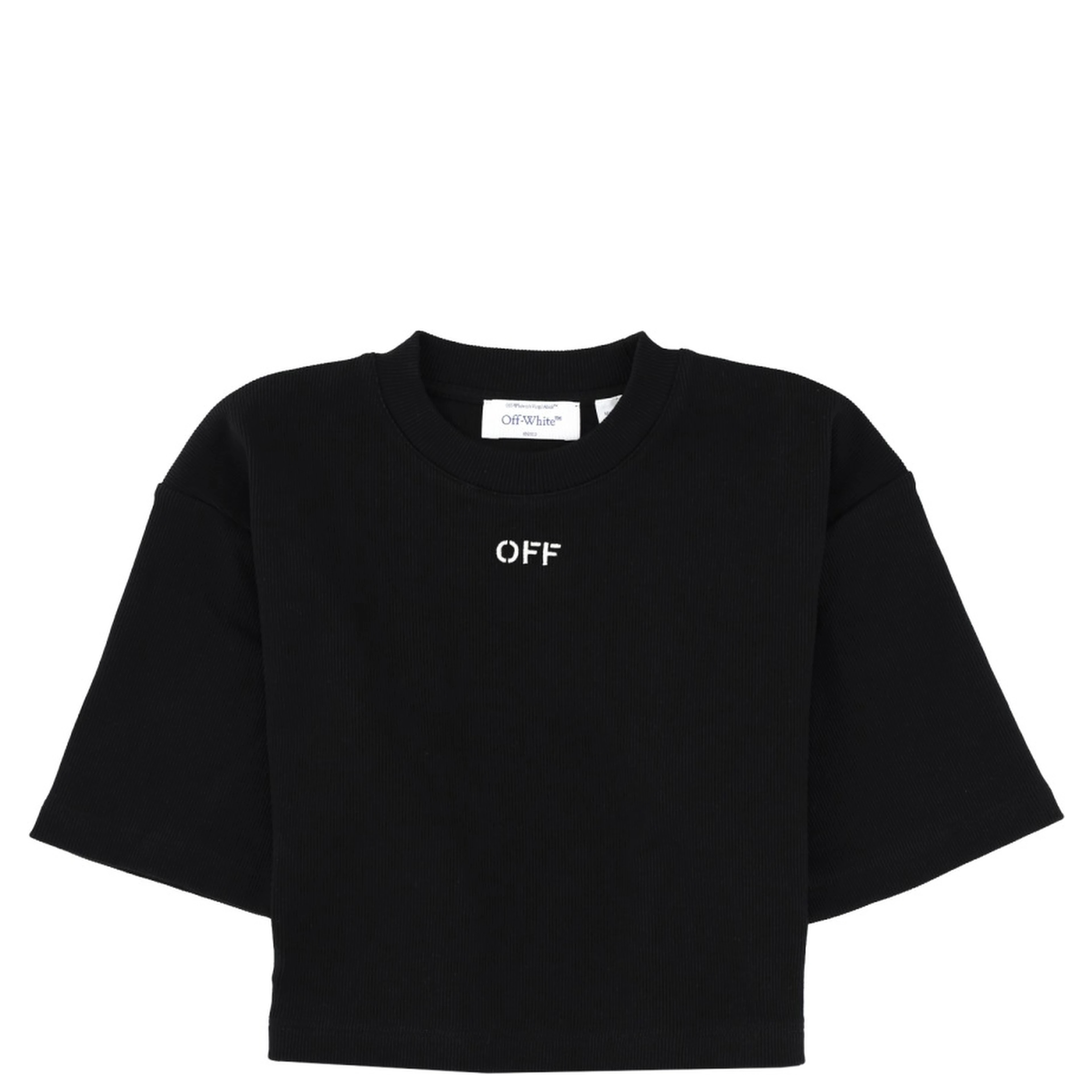 CROPPED T-SHIRT WITH LOGO