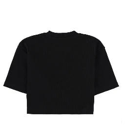 CROPPED T-SHIRT WITH LOGO