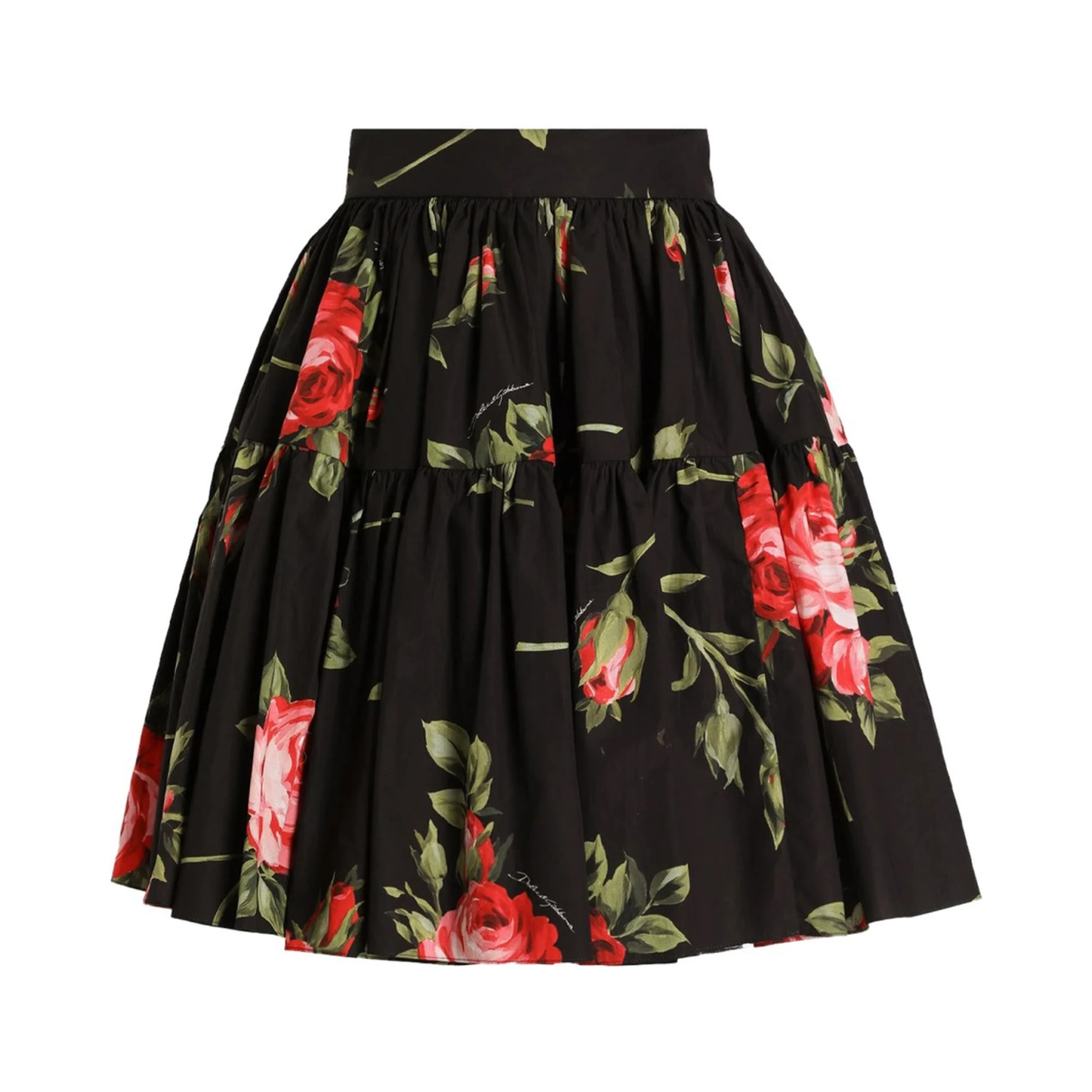 MINISKIRT WITH "BOUQUET" PRINT