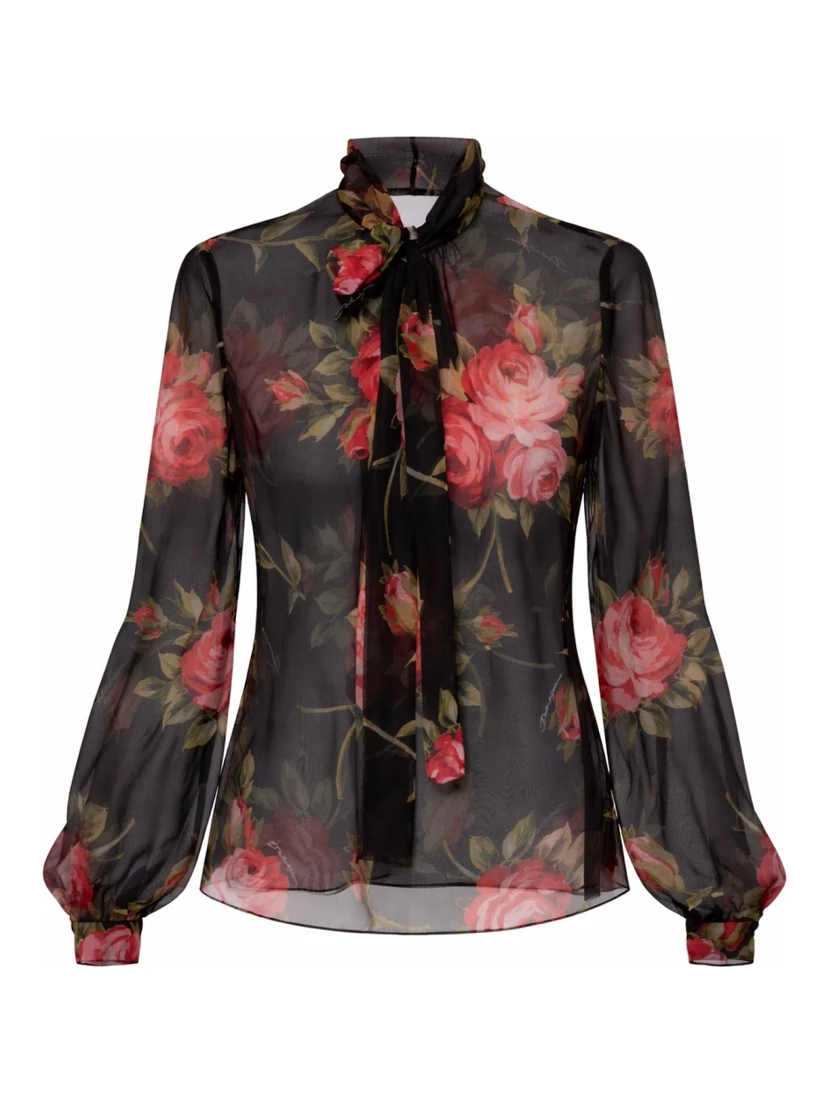 ROSE BOUQUET PRINT TOP