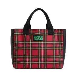 BARBOUR X GANNI WAXED COTTON TOTE BAG