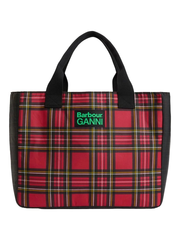 BARBOUR X GANNI WAXED COTTON TOTE BAG alternative