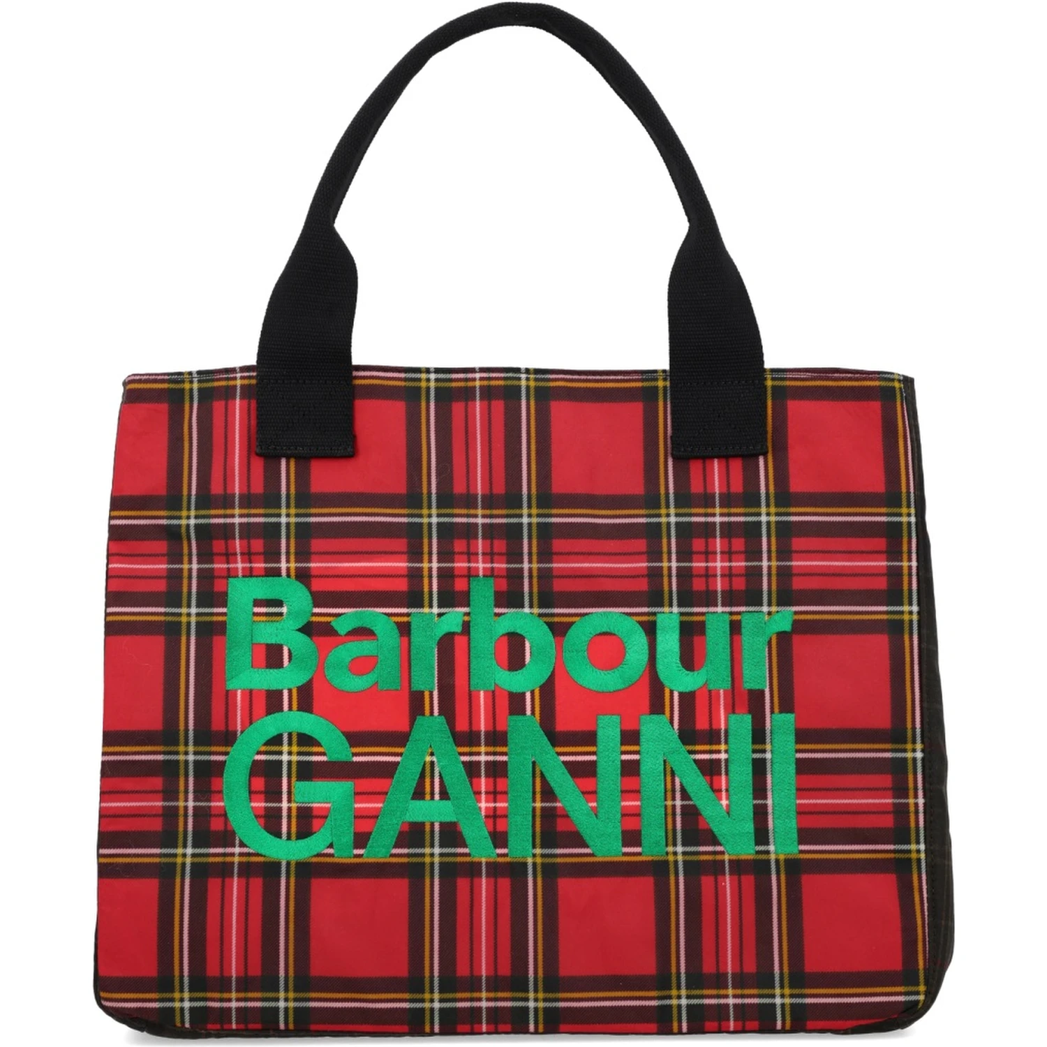 BARBOUR X GANNI WAXED COTTON TOTE BAG