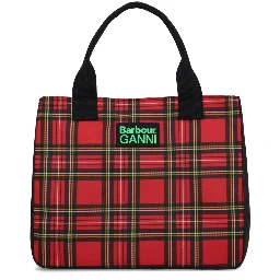 BARBOUR X GANNI WAXED COTTON TOTE BAG