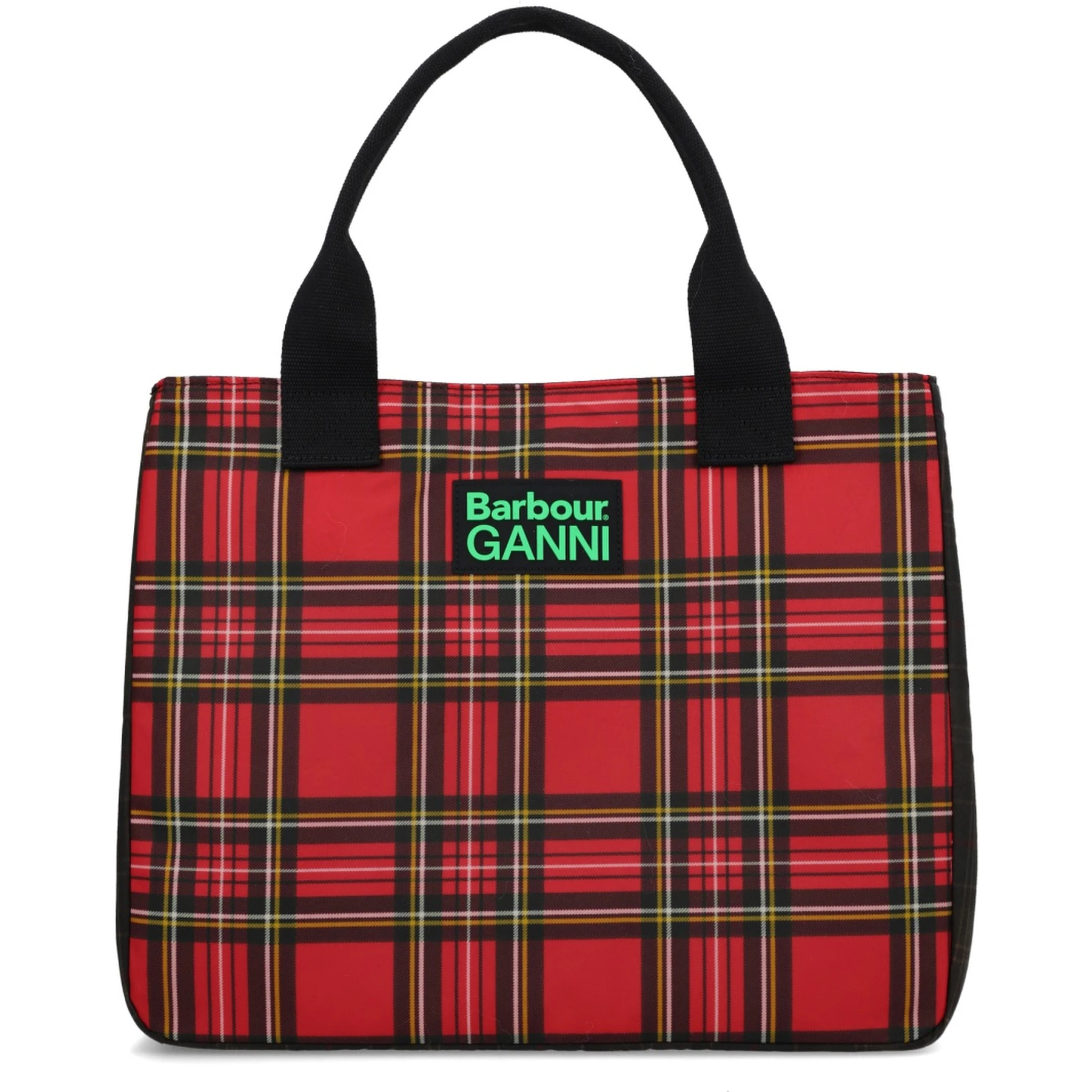 BARBOUR X GANNI WAXED COTTON TOTE BAG
